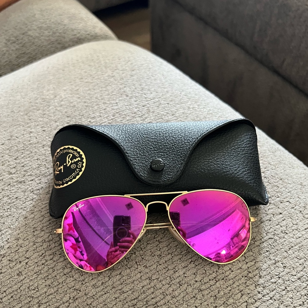 Ray-ban aviator pink